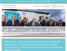 Tablet Screenshot of kraftcommunityhealth.org